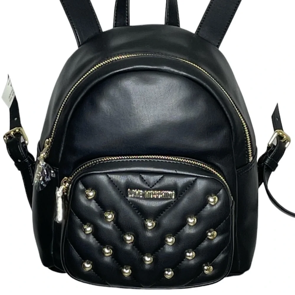Love Moschino Borsa Matt Nappa Nero backpack NWT